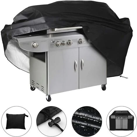 LITZEE Bâche De Protection étanche Pour Barbecue 145 X 61 X 117cm (Noir) 1 LITZEE Bâche De Protection étanche Pour Barbecue 145 X 61 X 117cm (Noir)