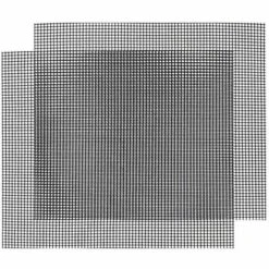 LONGZIMING Grille Barbecue, Tapis De Cuisson Réutilisable Et Découpable Grille Anti-adhésif Pour Yaourtières Barbecue Four Cuisson - 2pc (42 * 36)