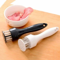 HAPPYSHOPPING Attendrisseur De Viande En Acier Inoxydable, Attendrisseur De Viande, Design A 22 Aiguilles, Noir - Noir -Accessoires de barbecue Soldes 27783115 4