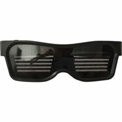 HAPPYSHOPPING SL004 Lunettes Lumineuses LED Polychromes Connexion Bluetooth / 31 Types D'animation / Texte DIY / Mode Musique -Accessoires de barbecue Soldes 28001002 5
