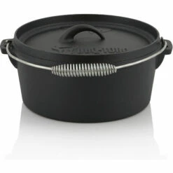 BBQ-Toro Dutch Oven Set Dans Une Boîte En Bois (10 Pièces) | Fonte - Déjà Brûlé -Accessoires de barbecue Soldes 28007311 3