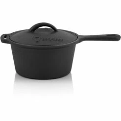 BBQ-Toro Dutch Oven Set Dans Une Boîte En Bois (10 Pièces) | Fonte - Déjà Brûlé -Accessoires de barbecue Soldes 28007311 4