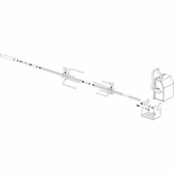 BBQ-Toro Set De Tournebroche En Acier Inox | Pour Weber Spirit II 200 Et 300 -Accessoires de barbecue Soldes 28376110 4