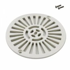 ASTRALPOOL Grille Bonde De Fond Ronde Avec Vis Pour Piscine Liner - Diam 17,7 Cm - Blanc - Astral - Blanc