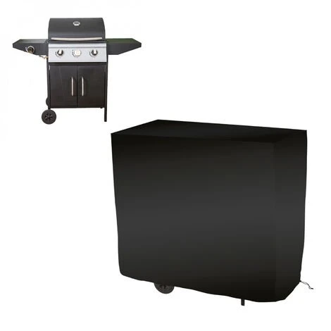 Bâche De Protection Pour Barbecue Imperméable, Anti UV - 147 X 61 X 122 Cm - Noir - Linxor - Noir 3 Bâche De Protection Pour Barbecue Imperméable, Anti UV - 147 X 61 X 122 Cm - Noir - Linxor - Noir – Image 3