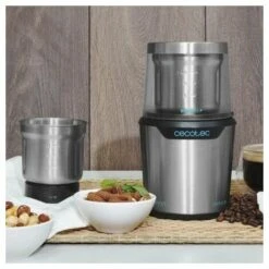 CECOTEC Titanmill 300 Duoclean Macinacaffè Elettrico Per Caffè E Spezie, Potenza 300w, Lame Rivestite In Titanio, 2 Tazze Mole -Accessoires de barbecue Soldes 31640721 4