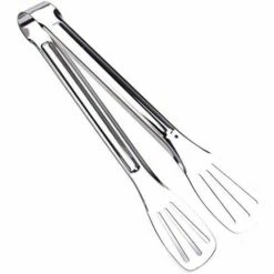 ABCRITAL Pince À Barbecue En Acier Inoxydable - Pince Pour Barbecue - Outils De Cuisine À Buffet - Pour Pain - Anti-Chaleur - Clip Pour Pâtisserie
