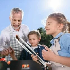 LONGZIMING Pince à Barbecue, Pinces De Cuisine En Acier Inoxydable, Avec Poignée Résistante à La Chaleur Pince, Pour Buffet Alimentaire, Salades, Grillades, Friture, Fruits, Patisserie, Set De 2, 9" Et 12" 9 LONGZIMING Pince à Barbecue, Pinces De Cuisine En Acier Inoxydable, Avec Poignée Résistante à La Chaleur Pince, Pour Buffet Alimentaire, Salades, Grillades, Friture, Fruits, Patisserie, Set De 2, 9" Et 12" -Accessoires de barbecue Soldes 32701419 5