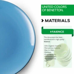 CASA BENETTON 18 PIÈCES DE VAISSELLE CÉRAMIQUE, BLEU - Bleu 8 CASA BENETTON 18 PIÈCES DE VAISSELLE CÉRAMIQUE, BLEU - Bleu -Accessoires de barbecue Soldes 32988608 4