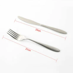 YONGQING Vaisselle Couverts 24 Pièces Couverts En Acier Inoxydable Pour 6 Personnes - Argent -Accessoires de barbecue Soldes 33024593 4