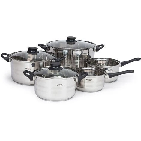 Batterie De Cuisine SAN IGNACIO 8 Pièces En Acier Inoxydable Avec Poêle à Frire (18 Et 20 Cm) Et Rôtissoire 28x28 Cm En Aluminium Forgé Collection Dai 5 Batterie De Cuisine SAN IGNACIO 8 Pièces En Acier Inoxydable Avec Poêle à Frire (18 Et 20 Cm) Et Rôtissoire 28x28 Cm En Aluminium Forgé Collection Dai – Image 5