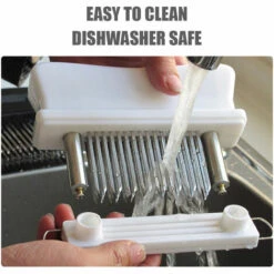 ASUPERMALL Attendrisseur De Viande Avec 48 Lames D'Aiguilles En Acier Inoxydable Outil De La Viande Et De Marinade, Noir - Noir -Accessoires de barbecue Soldes 33454307 5