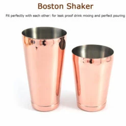 ASUPERMALL 11 Pcs Cocktail Shaker Set Avec Boston Shaker Cup Kit De Mixologie De Cocktail En Acier Inoxydable, Black Gun 11 Pcs - Black Gun 11 Pcs -Accessoires de barbecue Soldes 33507534 5