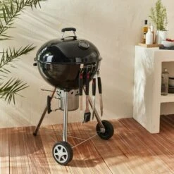 ALICE'S GARDEN Kit Complet Pour Barbecue Charbon Ø57cm. Housse. Rack. Ustensiles -Accessoires de barbecue Soldes 33837729 3