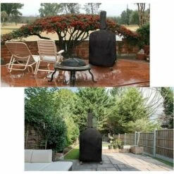 XueQiee Housse De Four à Pizza, Housse De Pluie Pour Barbecue Pour Four à Pizza Résistant à L'eau Et à La Poussière, Pour Tous Les Temps Avantageux, Camping En Plein Air (68X63X160cm) -Accessoires de barbecue Soldes 34083929 5