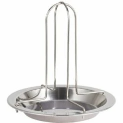 AIDUCHO Rôtissoire De Poulet Vertical Antiadhésif Avec Support De Poulet Portatif De Base Pour Four à Gril Ou Fumoir