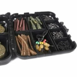 BRIDAY 224/252 Pièces Kit D'accessoires De Pêche, Hameçons, Flotteurs, Pivots De Pêche, Mousquetons, Toboggans En Plomb, Ensemble De Pêche Avec Boîte De Pêche Pour Carpe Saumon Dorée -Accessoires de barbecue Soldes 35563684 3