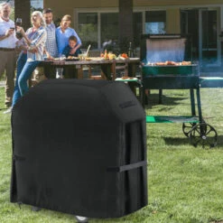 TIGA 147*61*122cm 210D Housse De Barbecue Extérieure Anti-UV Imperméable -Accessoires de barbecue Soldes 35625073 3