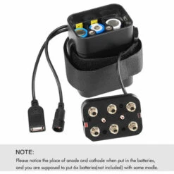 HAPPYSHOPPING Boitier De Batterie Etanche Chargeur Portable Double Interface Boitier De Batterie 6 Sections 18650, Modele: 12V -Accessoires de barbecue Soldes 35996634 4