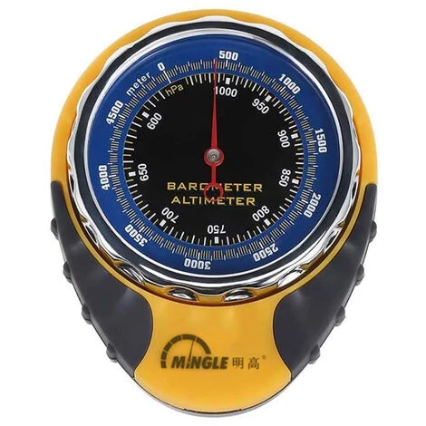 HAPPYSHOPPING Barometre Altimetre Numerique Multifonctionnel Portable Pour Le Camping En Plein Air, Randonnee, Escalade, Modele : Jaune 2 HAPPYSHOPPING Barometre Altimetre Numerique Multifonctionnel Portable Pour Le Camping En Plein Air, Randonnee, Escalade, Modele : Jaune – Image 2