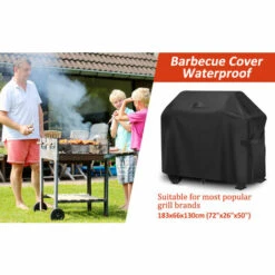 SWAGX 183*66*130cm Couverture De Gril De Barbecue Tissu Oxford Robuste 420D Imperméable -Accessoires de barbecue Soldes 36732157 3