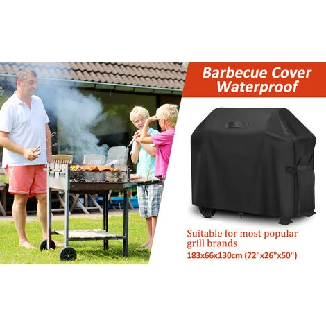SWAGX 183*66*130cm Couverture De Gril De Barbecue Tissu Oxford Robuste 420D Imperméable 3 SWAGX 183*66*130cm Couverture De Gril De Barbecue Tissu Oxford Robuste 420D Imperméable â Image 3
