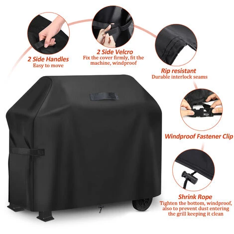 SWAGX 183*66*130cm Couverture De Gril De Barbecue Tissu Oxford Robuste 420D Imperméable 5 SWAGX 183*66*130cm Couverture De Gril De Barbecue Tissu Oxford Robuste 420D Imperméable â Image 5