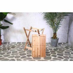 Table D'appoint BBQ Pliable SenS-Line - Acacia -Accessoires de barbecue Soldes 36750342 3