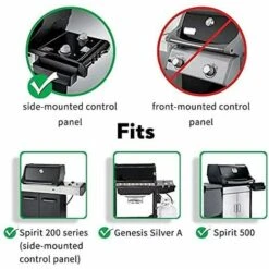 GFTIME 38cm 7522 Grille Cuisson Pour Weber Spirit 200 Série, Spirit E200, E210, S200, S210, Spirit 500, Weber 7521 7523 65904 65905, Genesis Silver A, Grille De Gril En Fonte Barbecue Grille Accessoires -Accessoires de barbecue Soldes 36757703 3