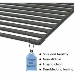 GFTIME 7637 44,5 CM Grille Cuisson Pour Weber Spirit I & II 200 2 Brûleurs, Spirit 200 E-210, E-220, S-210, S-220 ( Boutons De Commande Avant ), Fonte Pieces Detachees Grille Pour Weber Barbecues à Gaz -Accessoires de barbecue Soldes 36757705 4