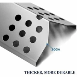 GFTIME 37CM Diffuseur Chaleur Pour Char-Broil, Taino 4 Pro 4+1 Pro, Enders, Broilmaster, ProfiCook, Sunbeam, Landmann, Campingaz Et La Plupart Des Modèles De Gril, Acier Inoxydable Plaque Chauffante Barbecue à Gaz Pièce De Rechange, Paquet De 4 -Accessoires de barbecue Soldes 36757711 4