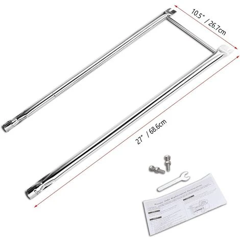 GFTIME 68,6CM 7507 Tube De Brûleur Accessoires Pour Weber Spirit S-200, S-210, E-200, E-210, Spirit 500 Avec Commande Latérale, Acier Inoxydable Tente Brûleur Pieces Detachées Pour Weber Gaz Gril (Ne Convient Pas Pour Spirit 200 Ll 2017) 2 GFTIME 68,6CM 7507 Tube De Brûleur Accessoires Pour Weber Spirit S-200, S-210, E-200, E-210, Spirit 500 Avec Commande Latérale, Acier Inoxydable Tente Brûleur Pieces Detachées Pour Weber Gaz Gril (Ne Convient Pas Pour Spirit 200 Ll 2017) – Image 2