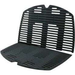 GFTIME 63,5CM X 45,21CM 7646 Grilles De Cuisson En Fonte Pour Weber Q300 Q320 Q3000 Q3200, Pièces De Rechange Pour Gril à Gaz En Fonte Grill Grid Pour Série Weber Q300, 586002 57060001 404341