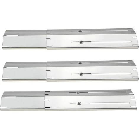 GFTIME 30cm à 53cm Pièces De Rechange De Plaque De Diffuseur De Chaleur Universelle Réglable En Acier Inoxydable Pour Barbecue Grill à Gaz Landmann, Taino, Brinkmann, Charbroil, Uniflame, ProfiCook, Outback, Campingaz, Paquet De 3 1 GFTIME 30cm à 53cm Pièces De Rechange De Plaque De Diffuseur De Chaleur Universelle Réglable En Acier Inoxydable Pour Barbecue Grill à Gaz Landmann, Taino, Brinkmann, Charbroil, Uniflame, ProfiCook, Outback, Campingaz, Paquet De 3