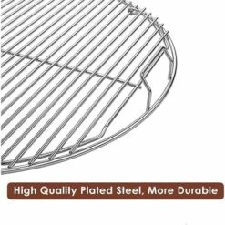 GFTIME Grille De Cuisson, Grille à Charbon Et Système De Nettoyage Pour Grils à Charbon Weber Ø 57CM One-Touch Silver, Bar-B-Kettle, Master-Touch, One-Touch, Pièces De Rechange Pour Gril à Gaz -Accessoires de barbecue Soldes 36757759 5