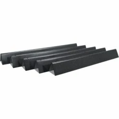 GFTIME 7537 57CM Flavorizer Bars Acier Porcelaine Chaleur Plaque Gaz Gril Pièces De Rechange Pour Weber Spirit 300 Series 3 Brûleurs (contrôle Latéral), Spirit E310 E320 S310 S320, Spirit 700, Weber 900, 5 Pack