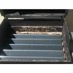 GFTIME 7537 57CM Flavorizer Bars Acier Porcelaine Chaleur Plaque Gaz Gril Pièces De Rechange Pour Weber Spirit 300 Series 3 Brûleurs (contrôle Latéral), Spirit E310 E320 S310 S320, Spirit 700, Weber 900, 5 Pack -Accessoires de barbecue Soldes 36757784 5