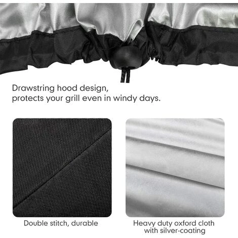 ILOVEMILAN Bâche BBQ XXL (190 * 71 * 117 Cm) 1 Pc 4 ILOVEMILAN Bâche BBQ XXL (190 * 71 * 117 Cm) 1 Pc – Image 4