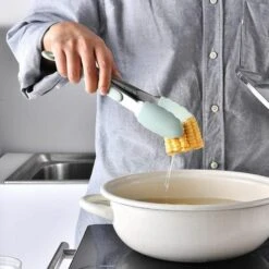 ILOVEMILAN Ustensiles De Cuisine Ensemble D'ustensiles De Cuisine Antiadhésifs Avec Grille En Plastique Ensemble D'ustensiles De Cuisine En Silicone (vert Menthe -Accessoires de barbecue Soldes 37089051 4