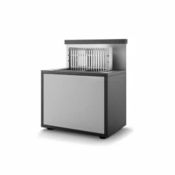FORGE ADOUR SUPPORT GRILL ACIER FERME 66 NOIR ET GRIS CLAIR