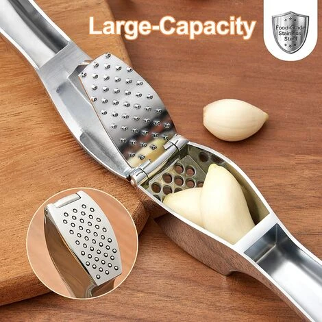 BETTERLIFE Presse Ail Professionnel Garlic Press Pratique Solide Nettoyage Facile Pour La Cuisine 2 BETTERLIFE Presse Ail Professionnel Garlic Press Pratique Solide Nettoyage Facile Pour La Cuisine – Image 2