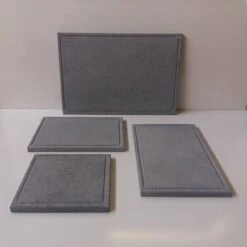 FONDERIA BONGIOVANNI ASSIETTE PIERRE DE LAVE GRIL PIERRE NATURELLE Choisissez La Taille : 30x30 Cm