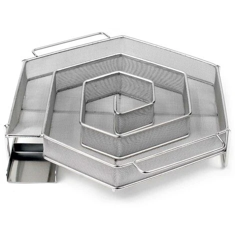WILTEC Serpentin Générateur De Fumée Froide 20,5x20x5cm Fumaison Fumoir Acier Fin Accessoires BBQ Smoker 2 WILTEC Serpentin Générateur De Fumée Froide 20,5x20x5cm Fumaison Fumoir Acier Fin Accessoires BBQ Smoker – Image 2