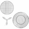 GFTIME Grille De Cuisson, Grille De Charbon De Bois Et Kit De Nettoyage Pour Le Gril à Charbon De Bois Weber 57CM