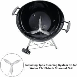 GFTIME Grille De Cuisson, Grille De Charbon De Bois Et Kit De Nettoyage Pour Le Gril à Charbon De Bois Weber 57CM -Accessoires de barbecue Soldes 40256325 5