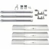 GFTIME Universel Réglable Brûleurs De Gril, Tubes Croisés, Plaques De Diffuseur De Chaleur En Acier Inoxydable Pour Brinkmann 3 Brûleur 810-3330-S, 5 Brûleur 810-3660-S 810-1750-S 810-4580-S 810-2511-S, Lot De 3