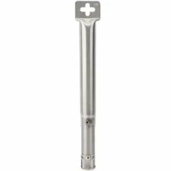 DONTODENT Universel Reglable Remplacement Barbecue A Gaz En Acier Inoxydable Grill Straight Pipe Bruleur Tube, 4Pcs