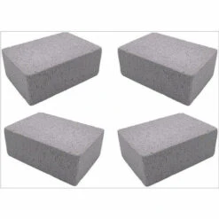 TRIOMPHE TTIO Lot De 4 Bloc Grill Pierre Ponce De Nettoyage Écologique, Réutilisable Griller Pierre Nettoyant Ponce Pour Nettoyer Barbecue Grills Griddles Four Carreaux