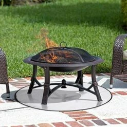 VERSAILLESFR Tapis Ignifuge 91,4 Cm Tapis Barbecue Tapis De Foyer Rond Tapis Coupe-Feu Tapis De Protection Résistant à La Chaleur Coussin De Foyer Pour Jardin, Balcon Ou Terrasse Extérieur 9 VERSAILLESFR Tapis Ignifuge 91,4 Cm Tapis Barbecue Tapis De Foyer Rond Tapis Coupe-Feu Tapis De Protection Résistant à La Chaleur Coussin De Foyer Pour Jardin, Balcon Ou Terrasse Extérieur -Accessoires de barbecue Soldes 41666723 5