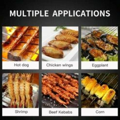 VERSAILLESFR BBQ Marshmallow Brochette De 8 Télescopage Rotation Extensible Smores Brochettes & Hot Dog Fourchette 32 Cm Enfants Au Camping Feu Feu Accessoires, 8-Piece -Accessoires de barbecue Soldes 41666739 5